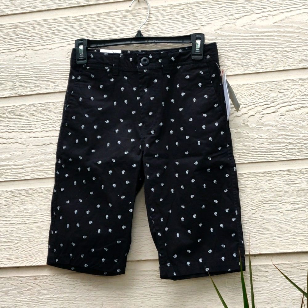 Univibe size 12 color black white boys shorts